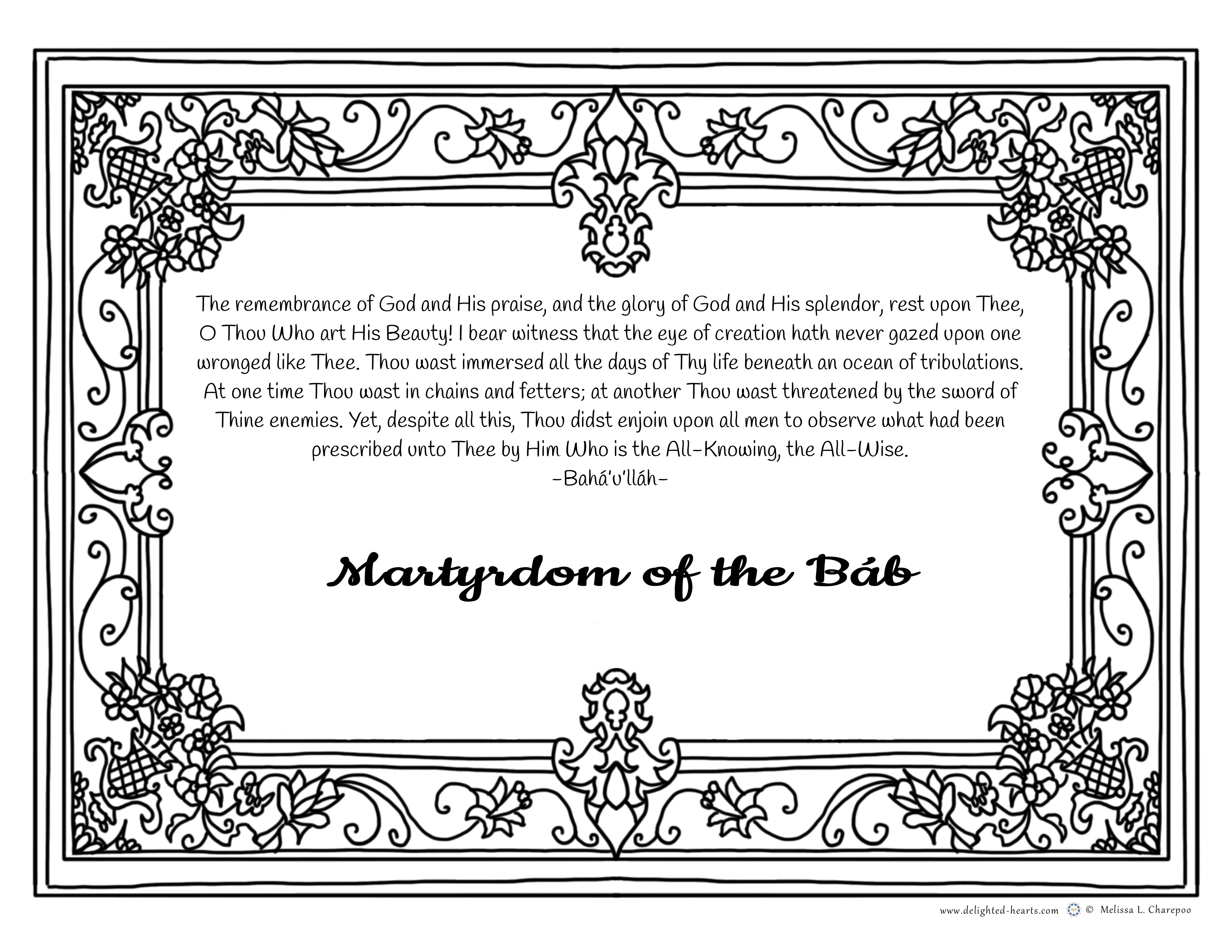 Marthyrdom_176_DHLLC_Melissa Charepoo_Martyrdom of the Bab