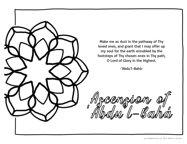 The Master_177_DHLLC_Melissa Charepoo_ Ascension of Abdu'l Baha2019