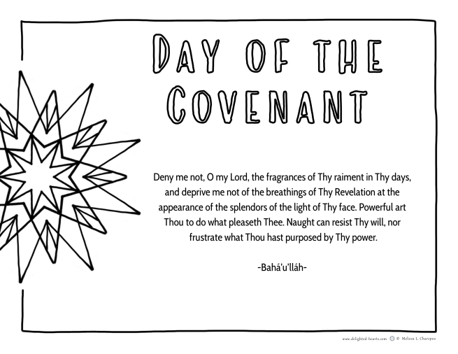 Coheed Coloring Pages A Coloring Page to Celebrate the Day of the Covenant! – Delighted Hearts